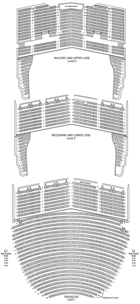 Sd Civic Theater Seating Chart