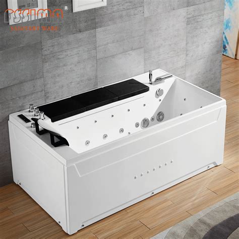 Luxury Massage Freestanding Acrylic Whirlpool Bathtub Spa Hot Tub 1