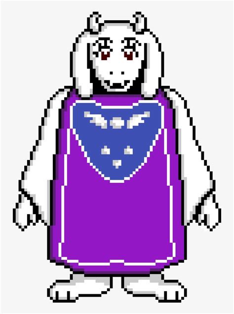 Download Colored Toriel Pixel Art Toriel Undertale Hd Transparent