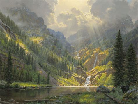 Rocky Mountain Majesty By Mark Keathley Landscape Paintings Scenery