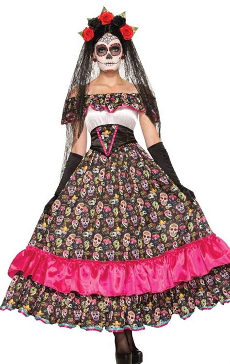 Day Of The Dead Dress Plus Size Pluslookeu Collection
