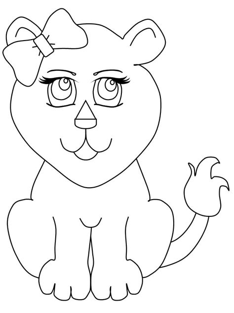 Lions Lioness Animals Coloring Pages Animal Coloring Pages Coloring