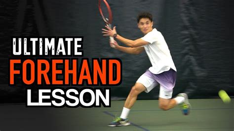 Ultimate Forehand Tennis Lesson Technique For Maximum Power And