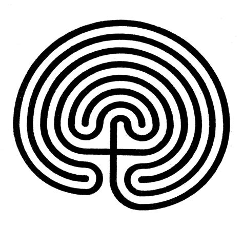 To Commemorate The Pattern Trace A Labyrinth Or Maze Onto The Table