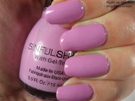 Right On The Nail Sinfulcolors Shine Polish Review And Swatch Spitfire