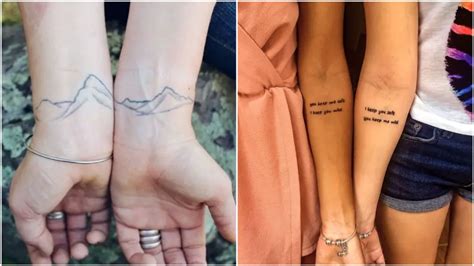 ¡te Derretirán El Corazón 18 Ideas De Tatuajes Pequeños Para Hermanas