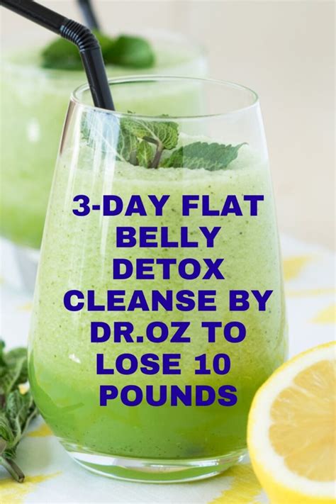 Day Flat Belly Detox Cleanse By Dr Oz To Lose Pounds Acu Doctor