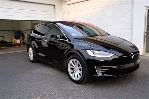 2019 Tesla Model X Solid Black — Detailership™