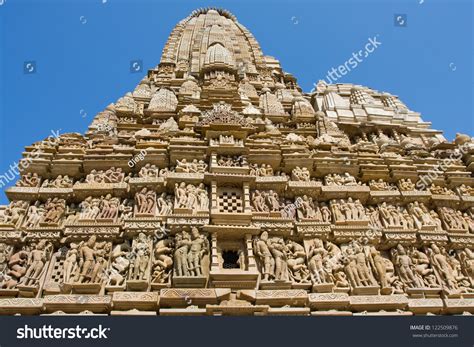 Stone Carved Temple Erotic Sculptures Khajuraho Stock Photo Edit Now