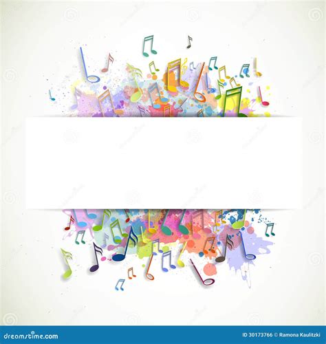 Colorful Musicnotes Stock Illustration Illustration Of Decoration