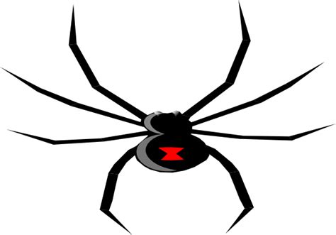 Please don't share without my permission, thanks. Blackwidow Spider Clip Art at Clker.com - vector clip art ...