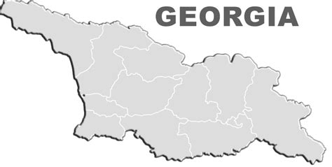 Georgia Map Chart Web Sejarah