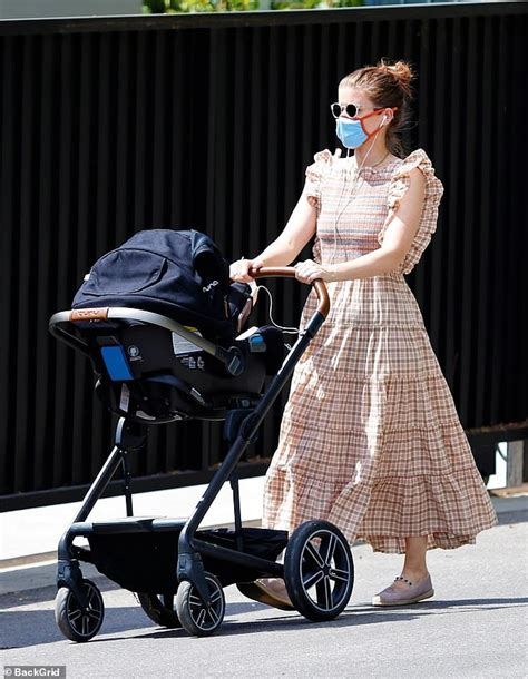 Kate Mara Is Summery In Pretty Patterned Maxi Dress As She Enjoys Sunny Stroll In LA With