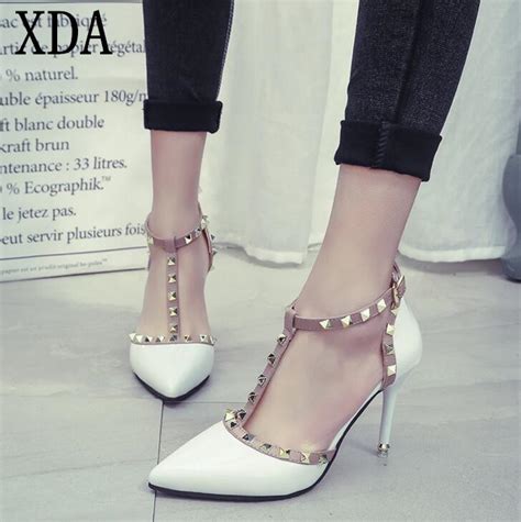 Xda 2017 New Woman High Heels Shoes Ladies Sexy Pointed