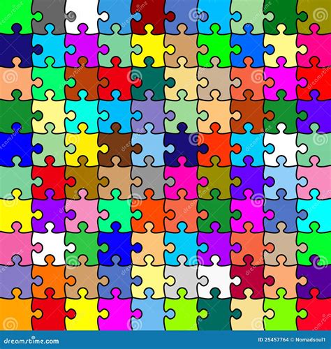 Color Puzzle Background Royalty Free Stock Photo