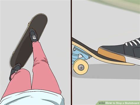 4 Ways to Stop a Skateboard - wikiHow