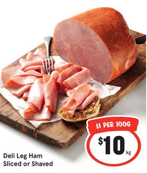 Deli Leg Ham Sliced Or Shaved Offer At Iga