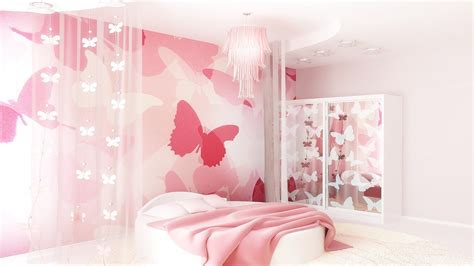 Best 3d Pink Wallpaper For Bedroom Walls Girls Youtube