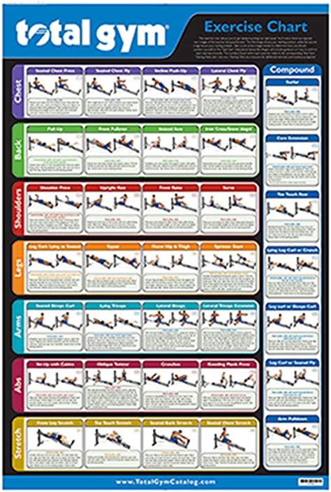 Total Gym 24 X 36 New And Improved Convenient Quick Reference
