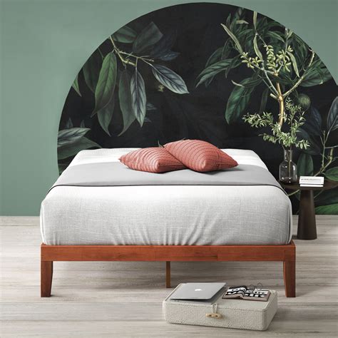 Buy Zinus Wen 12 Wood Platform Bed Frame Cherry Twin Online At Lowest