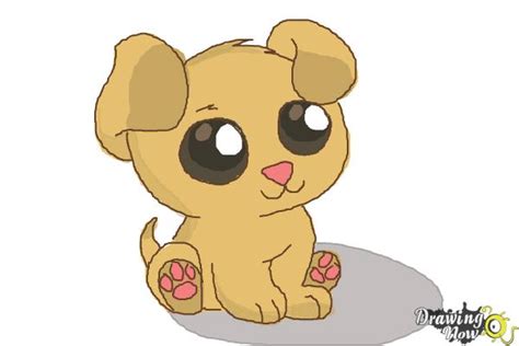 How To Draw A Chibi Puppy Drawingnow