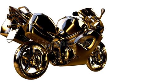 Golden Motorcycle Stock Illustrations 1196 Golden Motorcycle Stock