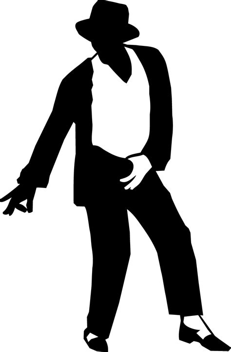 Moonwalk Silhouette Sticker Decal Clip Art Michael Jackson Dancing