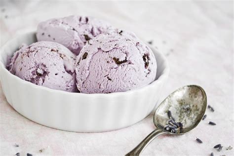 Lavender Honey Ice Cream With Chopped Dark Chocolate Curly Girl Kitchen