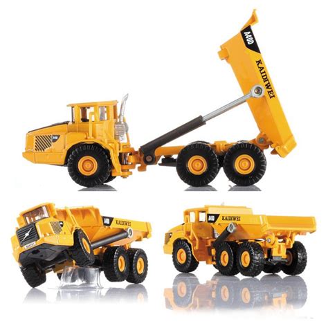 187 Scale Alloy Diecast Dump Truck Construction Vehicle Cars Lorry