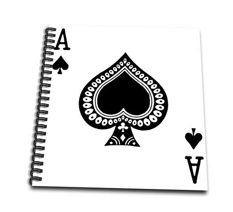 3drose Ace Of Spades Playing Card Black Spade Suit Ts For Cards