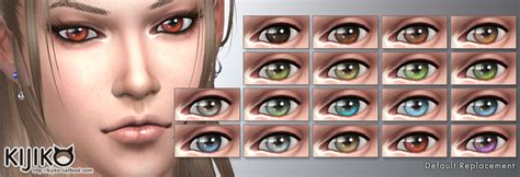 Eye Colors Default Replacement Non Default Vampires