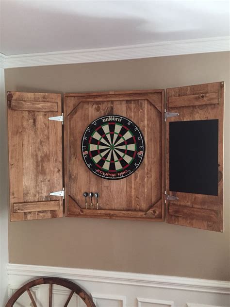 Check spelling or type a new query. DIY Dart Board Case - put chalkboard and chalk holder on one side, dart holder on other, and ...