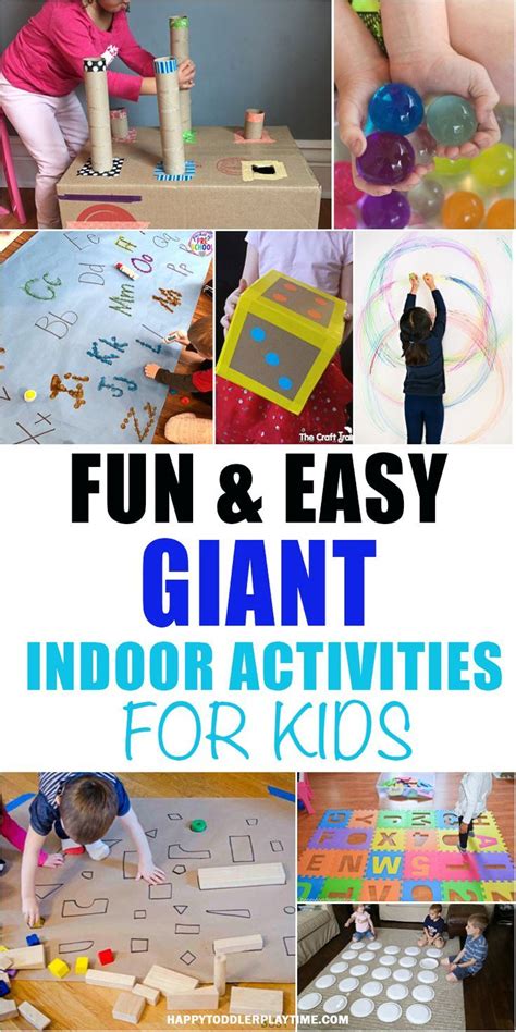 All you need are playing cards, and you can find instructions online. 31+ GIANT Indoor Activities for Kids | Fun indoor ...