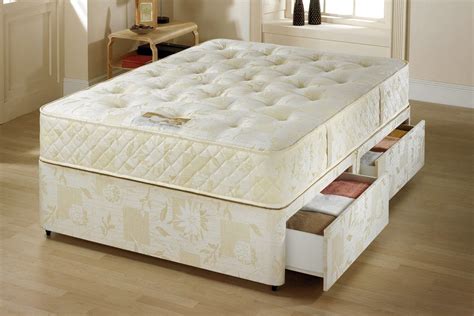 Uk bed and mattress sizes. Royal 4ft Double Divan Bed With Extra Firm Super ...