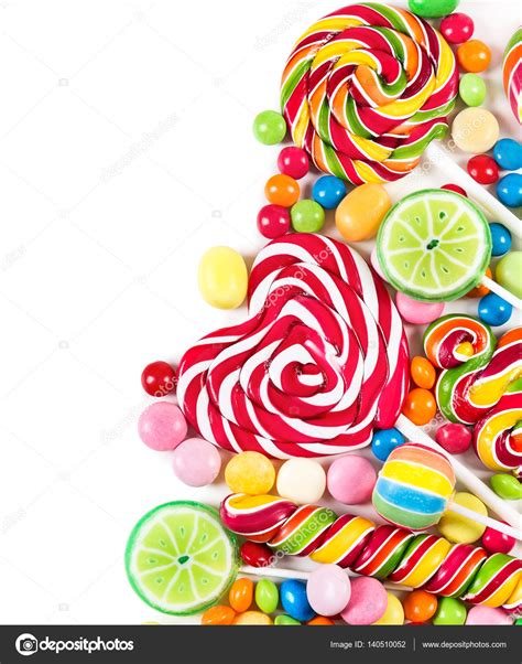 Colorful Candies And Lollipops Stock Photo By ©natalyka 140510052