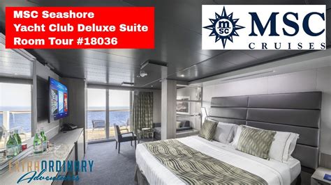 Yacht Club Deluxe Suite Room Tour On MSC Seashore Cabin 18036 YouTube