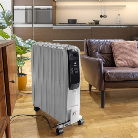Electriq 2500w Smart Oil Filled Radiator With Thermostat And Weekly