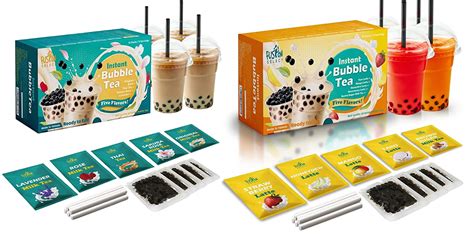 Buy Fusion Select Authentic Bubble Tea Kit Extra Rich 5 Packs Bubble