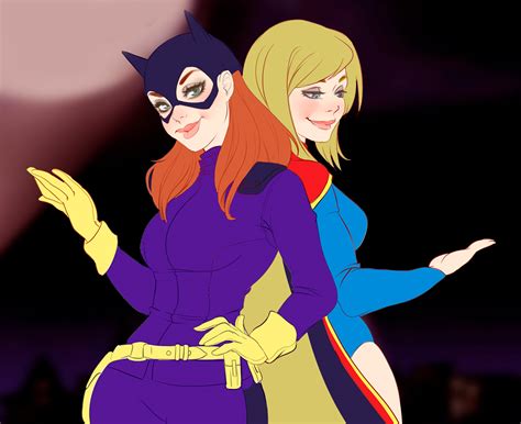 Batgirl And Supergirl On Behance