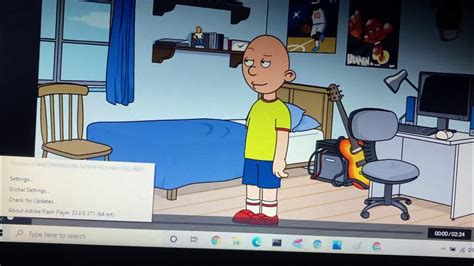 Caillou Blast Loud Music At Night Grounded Youtube