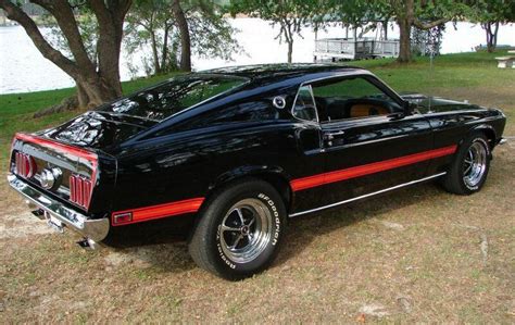 Raven Black 1969 Mach 1 Ford Mustang Fastback