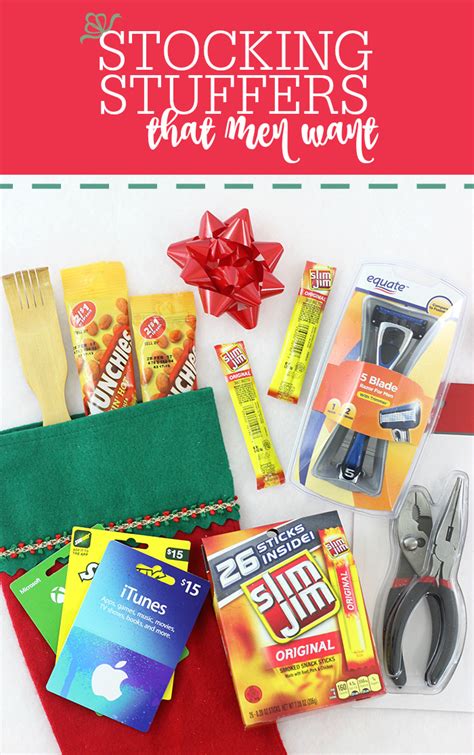 Our stocking stuffers for men range from engraved apparel and accessories to small personalized kitchen and barware tools. Win Christmas: Stocking Stuffers That Men Want | Cutefetti