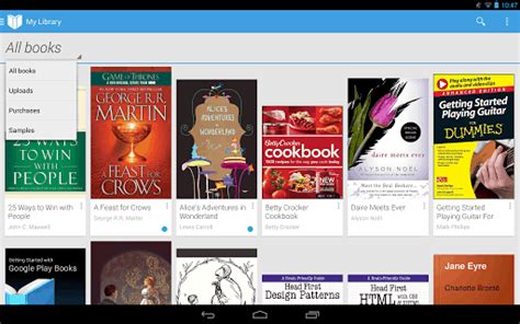 Choose from millions of best selling ebooks, comics, textbooks, and audiobooks. Google Play Books for Android, iOS Updated With New Cloud ...