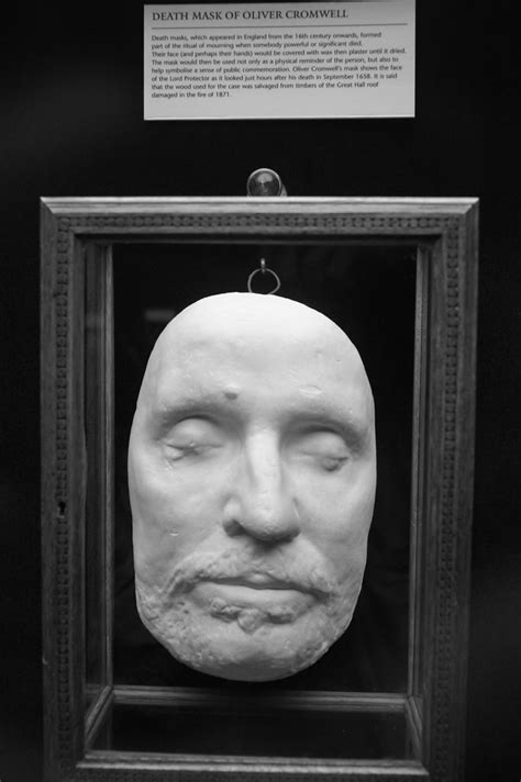Oliver Cromwell Death Mask In Warwick Castle Eric Flickr