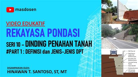 Dpt Part1definisi Dan Jenis Dinding Penahan Tanah Hinawan T