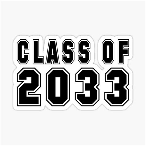 Class Of 2033 Sticker For Sale By M1kels Redbubble