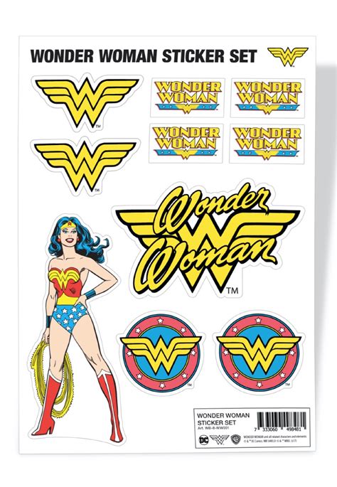 Wonder Woman Wonder Woman Pegatinasticker Impericon Es