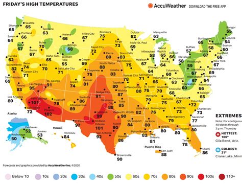 Weather Map Of The Usa – Map Vector