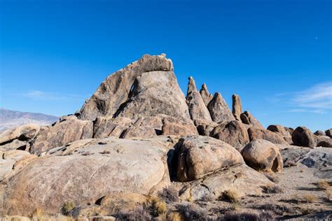 Strange Rock Formations In The Alabama Hills Of California Usa Stock Image Image Of Rugged