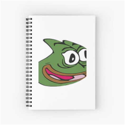 Pepega Twitch Emote Spiral Notebook For Sale By Mattysus Redbubble